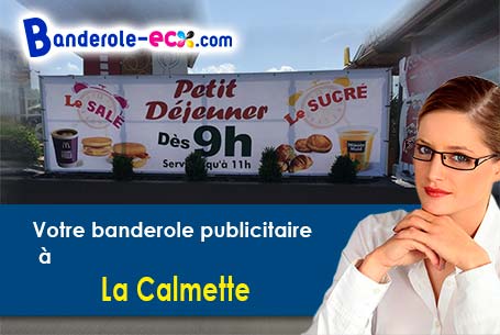 Création de votre banderole pas cher à La Calmette (Gard/30190)