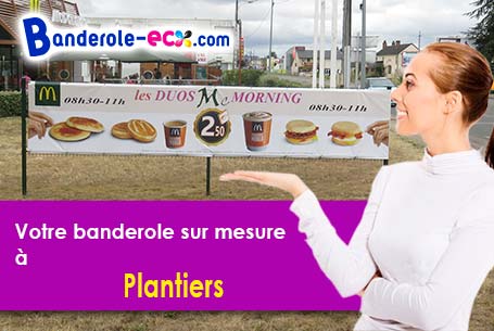 Création de votre banderole pas cher à Plantiers (Gard/30122)