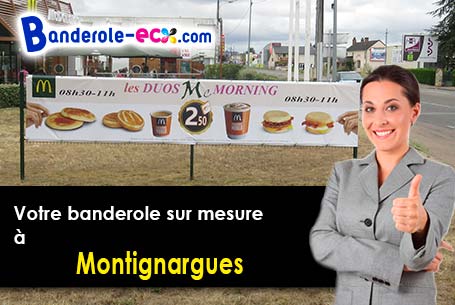 Création de votre banderole publicitaire à Montignargues (Gard/30190)