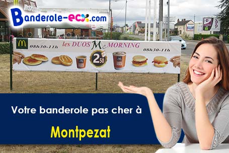 Création de votre banderole personnalisée à Montpezat (Gard/30730)