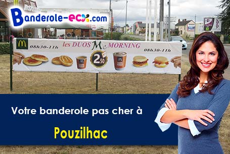 Création de votre banderole pas cher à Pouzilhac (Gard/30210)