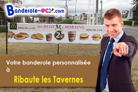 Création de votre banderole pas cher à Ribaute-les-Tavernes (Gard/30720)