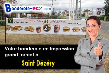 Création de votre banderole publicitaire à Saint-Dézéry (Gard/30190)