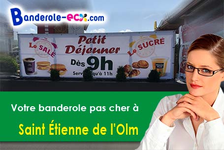 Création de votre banderole personnalisée à Saint-Étienne-de-l'Olm (Gard/30360)
