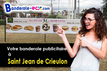 Création de votre banderole personnalisée à Saint-Jean-de-Crieulon (Gard/30610)