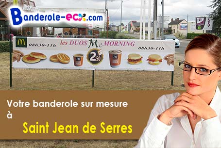 Création de votre banderole publicitaire à Saint-Jean-de-Serres (Gard/30350)