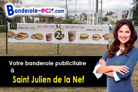 Création de votre banderole publicitaire à Saint-Julien-de-la-Nef (Gard/30440)