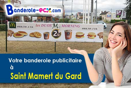 Création de votre banderole publicitaire à Saint-Mamert-du-Gard (Gard/30730)