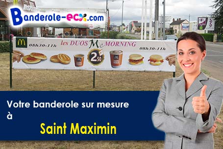 Création de votre banderole pas cher à Saint-Maximin (Gard/30700)