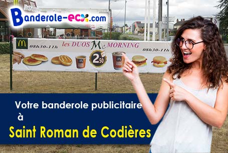 Création de votre banderole publicitaire à Saint-Roman-de-Codières (Gard/30440)
