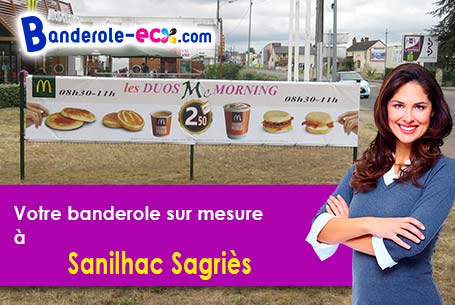 Création de votre banderole pas cher à Sanilhac-Sagriès (Gard/30700)
