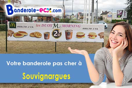 Création de votre banderole publicitaire à Souvignargues (Gard/30250)
