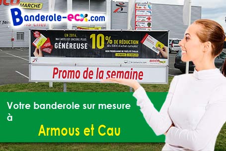 A Armous-et-Cau (Gers/32230) livraison de votre banderole publicitaire