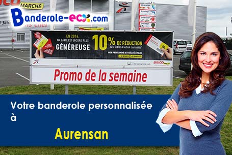 A Aurensan (Gers/32400) livraison de votre banderole publicitaire