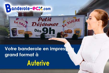 A Auterive (Gers/32550) livraison de votre banderole publicitaire