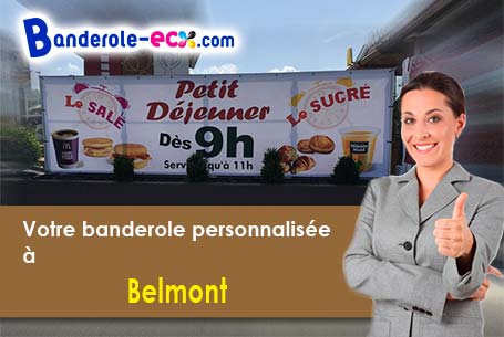 Livraison de votre banderole personnalisée à Belmont (Gers/32190)