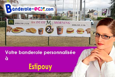 A Estipouy (Gers/32300) livraison de votre banderole publicitaire