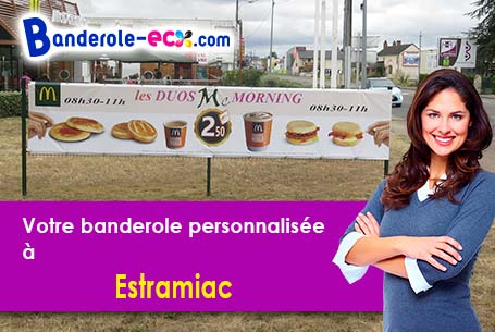 Livraison de votre banderole personnalisée à Estramiac (Gers/32380)