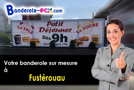 A Fustérouau (Gers/32400) livraison de votre banderole publicitaire