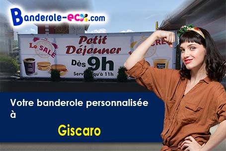 Livraison à Giscaro (Gers/32200) de votre banderole pas cher