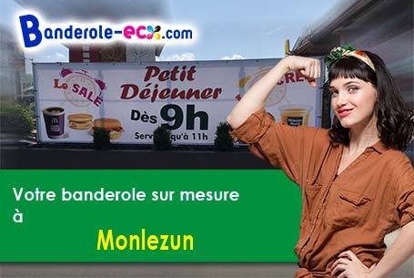 Livraison à Monlezun (Gers/32230) de votre banderole pas cher
