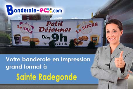 Livraison de votre banderole personnalisée à Sainte-Radegonde (Gers/32500)