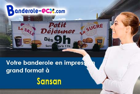 Livraison à Sansan (Gers/32260) de votre banderole pas cher