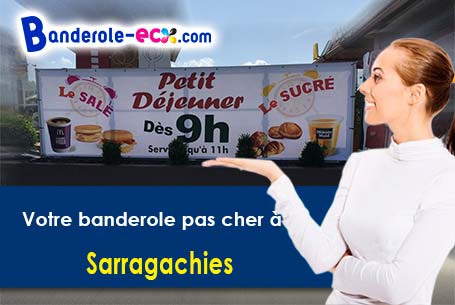 Livraison à Sarragachies (Gers/32400) de votre banderole pas cher