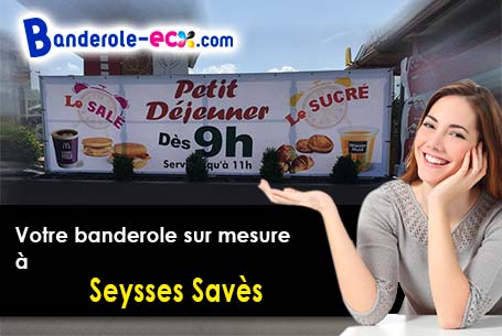 A Seysses-Savès (Gers/32130) livraison de votre banderole publicitaire