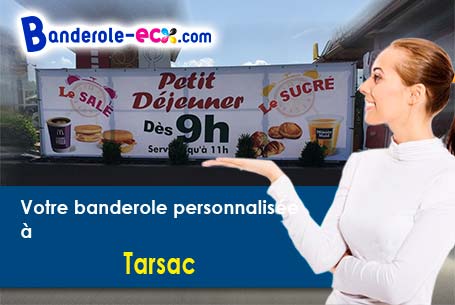 A Tarsac (Gers/32400) livraison de votre banderole publicitaire