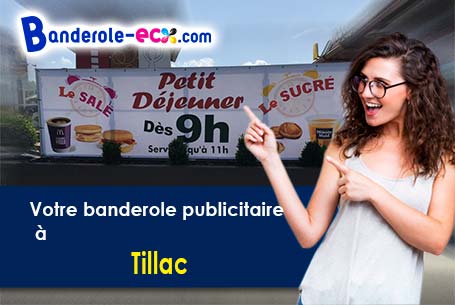 A Tillac (Gers/32170) livraison de votre banderole publicitaire