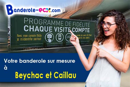 A Beychac-et-Caillau (Gironde/33750) livraison de votre banderole publicitaire