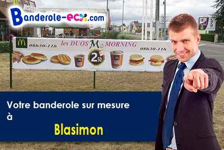 Livraison de votre banderole personnalisée à Blasimon (Gironde/33540)