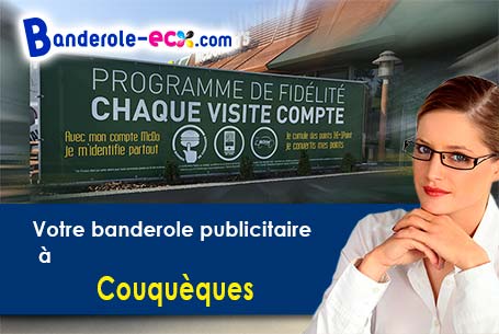 A Couquèques (Gironde/33340) livraison de votre banderole publicitaire