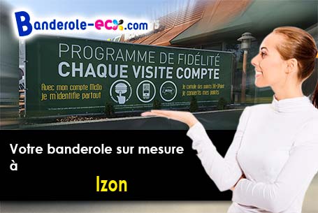 A Izon (Gironde/33450) livraison de votre banderole publicitaire