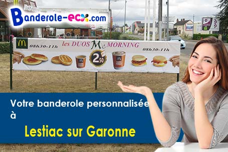 A Lestiac-sur-Garonne (Gironde/33550) livraison de votre banderole publicitaire