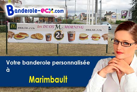 Livraison de votre banderole personnalisée à Marimbault (Gironde/33430)