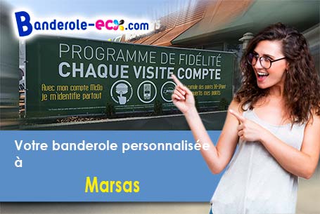 A Marsas (Gironde/33620) livraison de votre banderole publicitaire