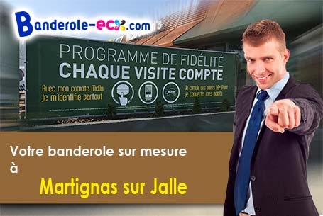 A Martignas-sur-Jalle (Gironde/33127) livraison de votre banderole publicitaire