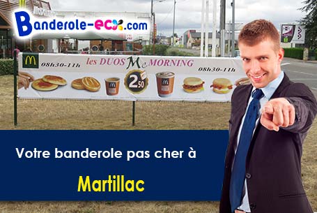 A Martillac (Gironde/33650) livraison de votre banderole publicitaire
