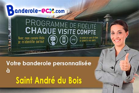A Saint-André-du-Bois (Gironde/33490) livraison de votre banderole publicitaire