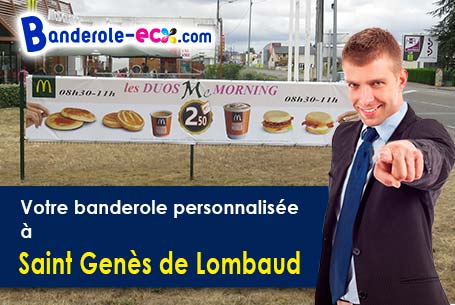 Livraison à Saint-Genès-de-Lombaud (Gironde/33670) de votre banderole pas cher