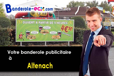 Création gratuite de votre banderole publicitaire à Altenach (Haut-Rhin/68210)