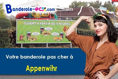 Création inclus pour votre banderole pas cher à Appenwihr (Haut-Rhin/68280)