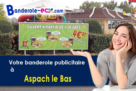 Impression grand format de banderole personnalisée à Aspach-le-Bas (Haut-Rhin/68700)