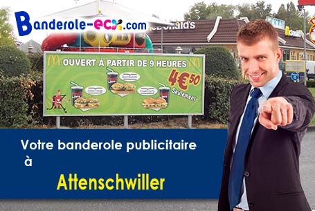 Création inclus pour votre banderole pas cher à Attenschwiller (Haut-Rhin/68220)