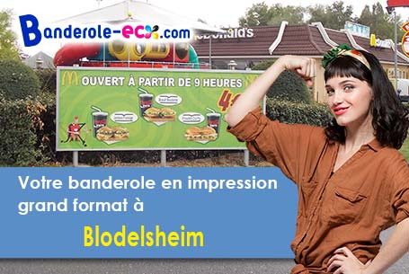 Création gratuite de votre banderole publicitaire à Blodelsheim (Haut-Rhin/68740)