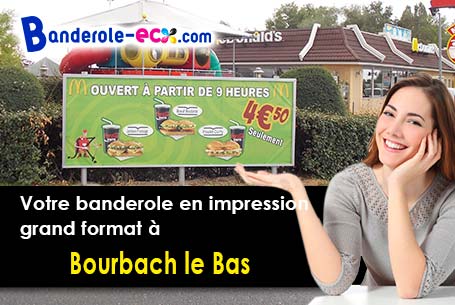 Création gratuite de votre banderole publicitaire à Bourbach-le-Bas (Haut-Rhin/68290)