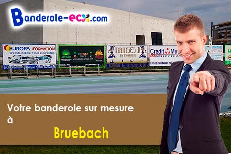 Création inclus pour votre banderole pas cher à Bruebach (Haut-Rhin/68440)