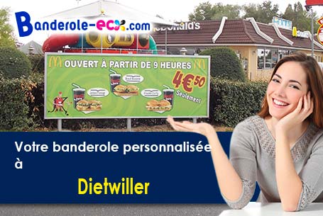 Création gratuite de votre banderole publicitaire à Dietwiller (Haut-Rhin/68440)